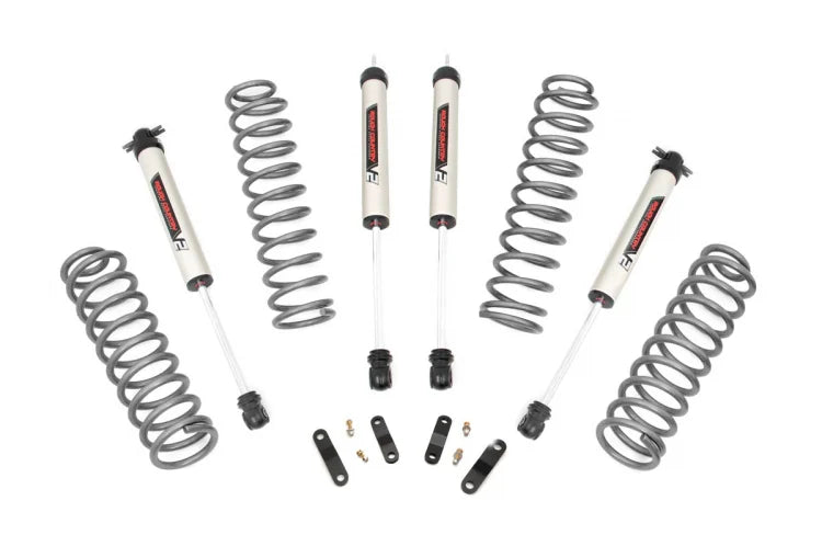 Kit de elevación de 2,5 pulgadas Jeep Wrangler JK 4 puertas 2WD/4WD (2007-2018) | Rough Contry